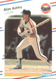 1988 Fleer Baseball Cards      439     Alan Ashby